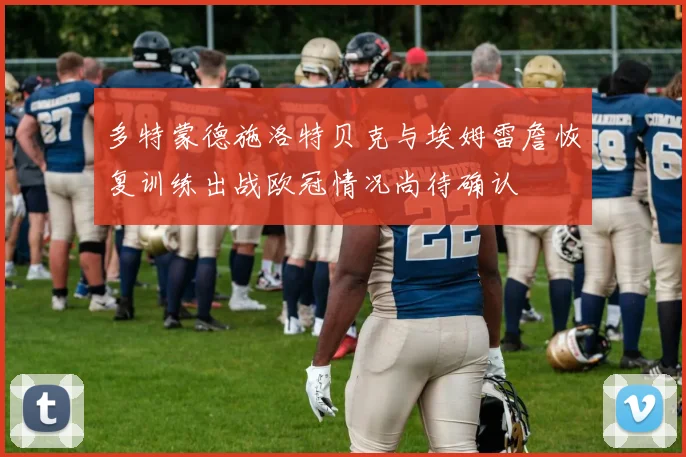 多特蒙德施洛特贝克与埃姆雷詹恢复训练出战欧冠情况尚待确认