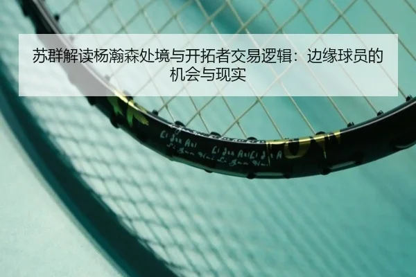 苏群解读杨瀚森处境与开拓者交易逻辑：边缘球员的机会与现实（TIANBOSPORTS）